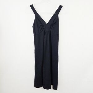 Patagonia Corinne Dress Black Performance Jersey Sleeveless Size Medium